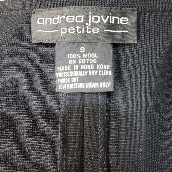 ❣️SALE MUST GO❣️ Andrea Jovine Wool Vest. Size Small. - Picture 6 of 6